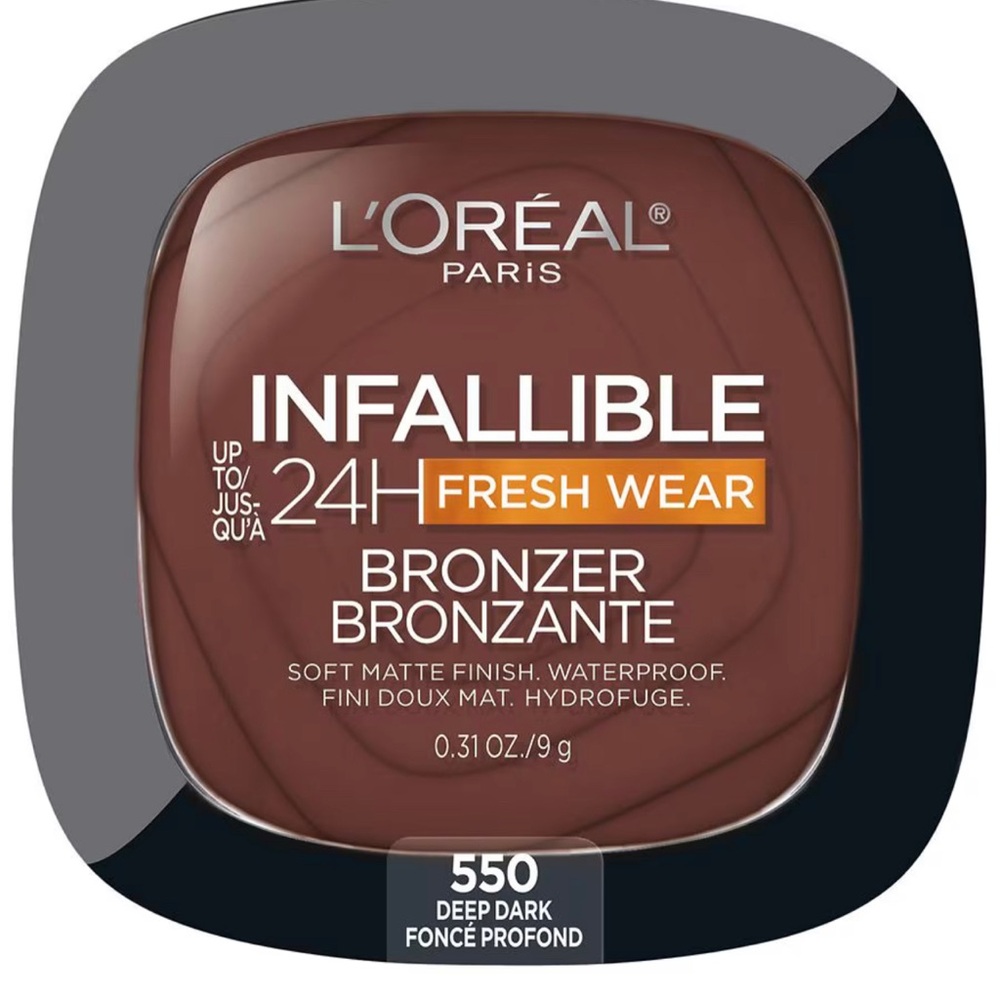 (2 pk) L’Oréal  Paris Infallible Up to 24H Fresh Wear Soft Matte Bronzer, 550